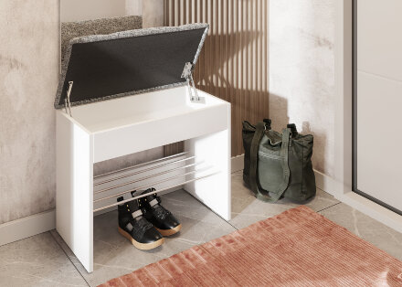 Тумба для обуви Лина, шимо светлый 